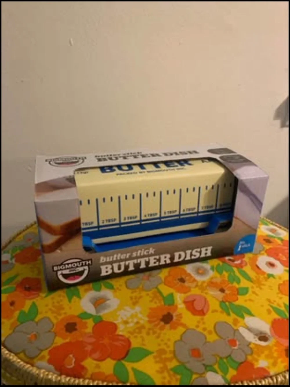 Salted Butter Stick butter dish novelty- Pale Yellow